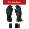 Heated Gloves Skiing Snowboarding Electric Battery Heated Gloves with 3