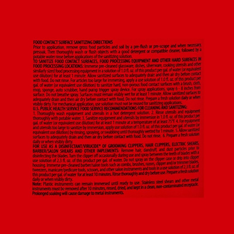 Commercial Sanitizer (128 oz.) - 2 Pack