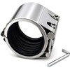 Pipe Repair Clamp，3 inch(74mm-79mm) Stainless Steel Leak Sealer, Heavy Duty