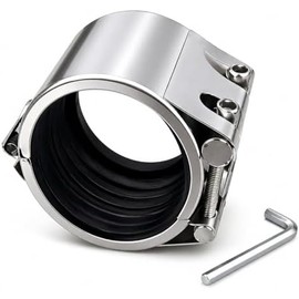 Pipe Repair Clamp，3 inch(74mm-79mm) Stainless Steel Leak Sealer, Heavy Duty Pipe Leak Repair Kit for Metal & PVC Pipes, for Burst & Crack Water Pipe Emergency Maintenance