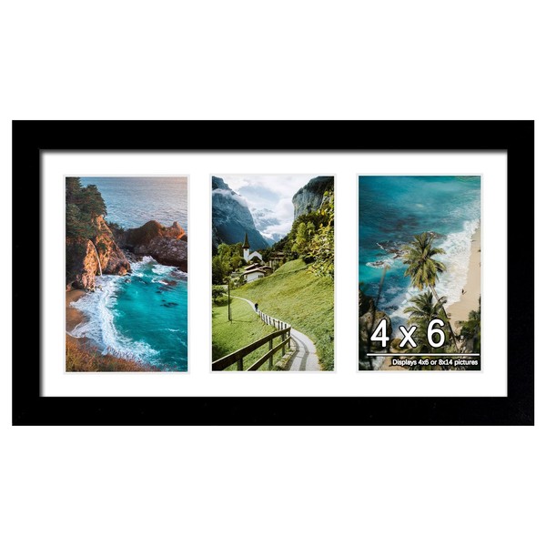 DUENPY 8x14 Collage Picture Frame, 4x6 Collage Picture Frame Displays