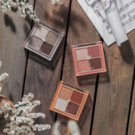 rom&nd romand Better Than Eyes, 6 Colours, Basics Eyeshadow Palette, Velvety Texture, Long-Lasting Make-Up, Galaxy Pearl Glitter, MLBB, MEBB, 6g/0.21oz No. M02 Dry Buckwheat Flower