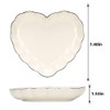 Porcelain Serving Dish, Heart Shape Candy Bowls for Wedding, Ceramics