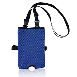 WUMZIRA Urine drainage bag holder, concealed catheter bag cover with adjustable strap and invisible slot, urine bag for on the go, blue