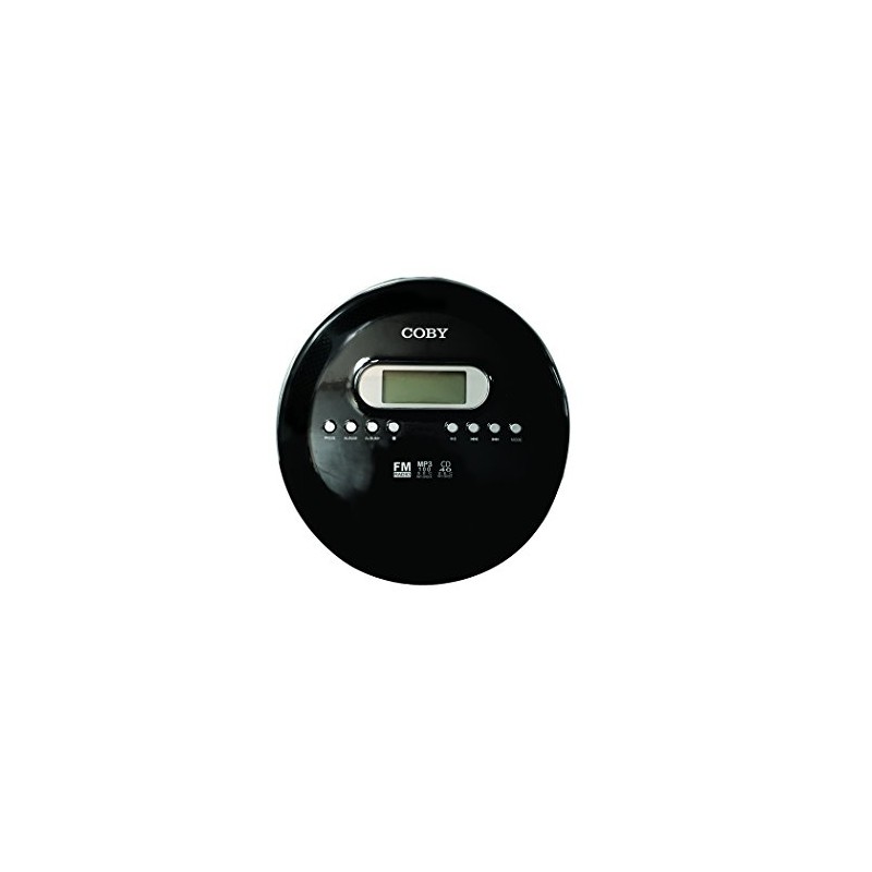 Coby Portable CD Player with Anti-Skip Protection & FM Radio