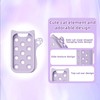 Premium Silicone Case Hand Sanitizer Spray, Portable Keychain Holder Compatible