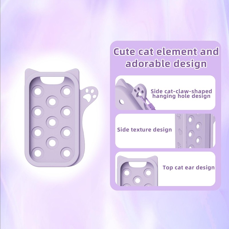 Premium Silicone Case Hand Sanitizer Spray, Portable Keychain Holder Compatible