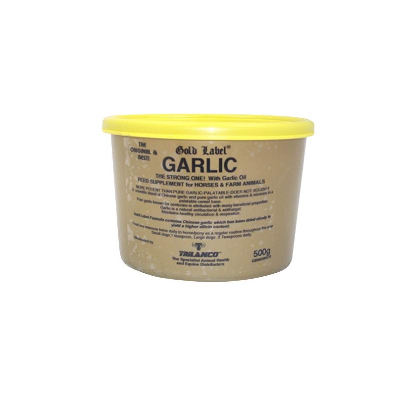 Gold Label supplement, Garlic, GLD0045,500 g (Pack of 1)