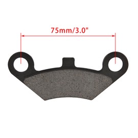 WOOSTAR Disc Brake Pads Replacement for 125cc 150cc Chinese ATV 4 Wheeler Quad Dune Buggy Dirt Pit Bike