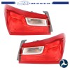 labworkauto For 2016-2020 Chevy Malibu Outer Tail Lights Rear Brake