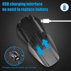FUNGORGT 2Pcs Car Door Light Car - Door Projector Logo Light for Universal Rechargeable Courtesy LED Lights, Suitable fit All Models(Wukong)