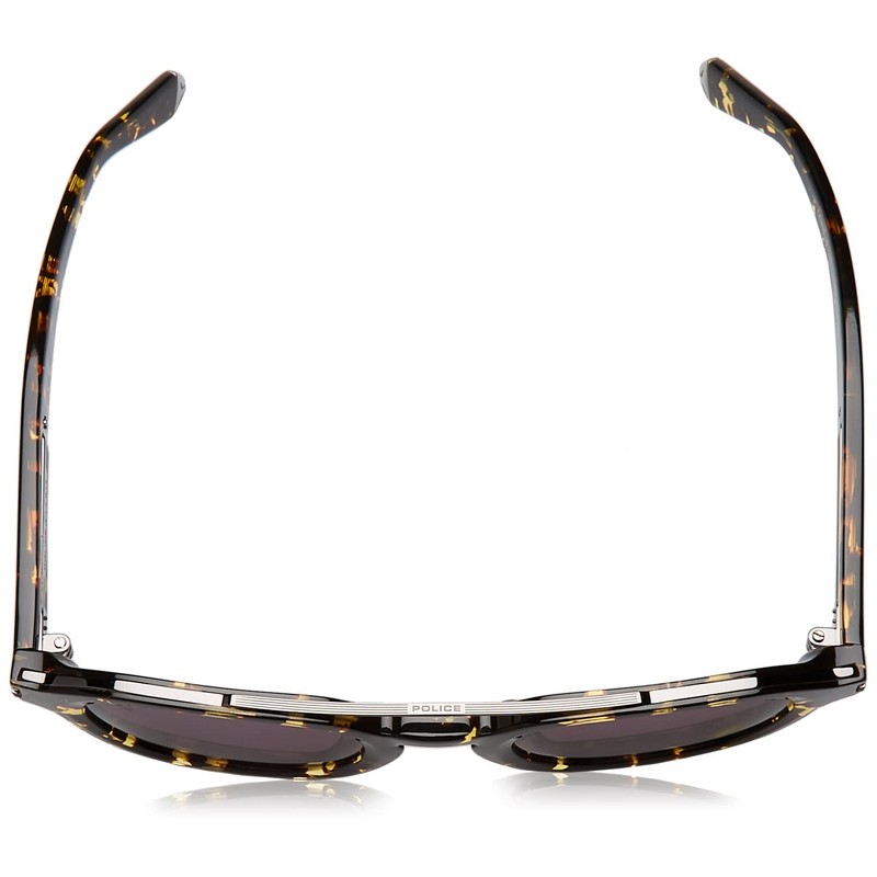 Police SPLC47 Sunglasses, VARIEGATO MARRON-GIALLO LUCIDO, 50