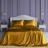 SLEEP SANCTUARY Satin Sheets Full Size – 4 Piece Luxury