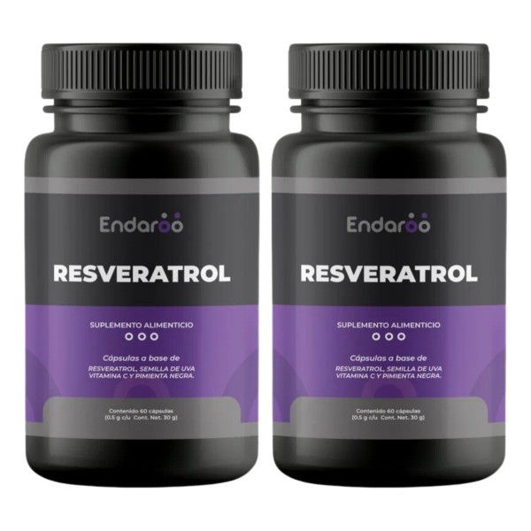 Resveratrol Semilla De Uva Pimienta Negra Vitamina C 120 Cap