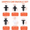 Bangbobi Car Mounting Clips – 105 Pieces Including Expansion Rivets