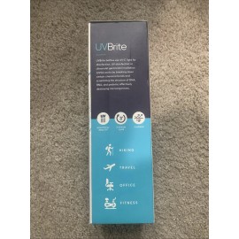 UVBrite TT-B02 96991-CHN-1 Self Cleaning Water Bottle Sterilization 18.6 Oz New