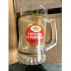 Phillips 66 Nebraska Cornhuskers Glass Stein Beer Mug 1970 National