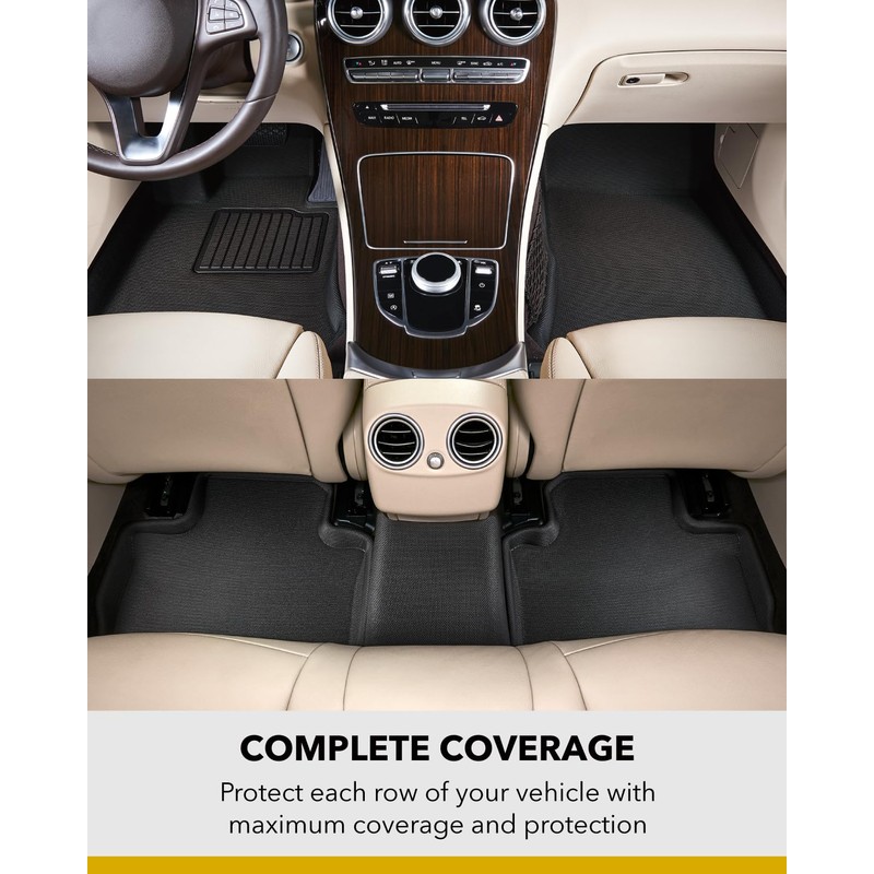 3D MAXpider Custom Fit Kagu Floor Mat (Black) Compatible with