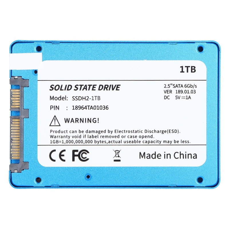 Hsthe Sea 2.5in Drive Blue High Speed Metal Hard Disk