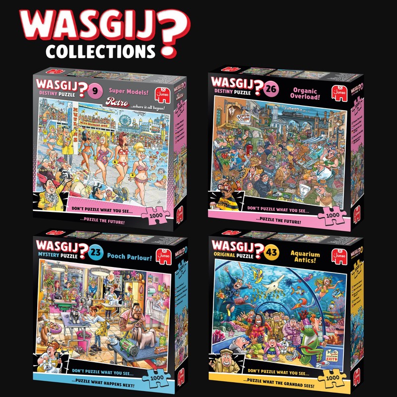 Wasgij Retro Destiny 9 Super Models Puzzle 1000 Pieces