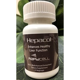RAPID CELL THERAPY HEPACOL (15 Capsules/Bottle) for Enhancing Healthy Liver Function