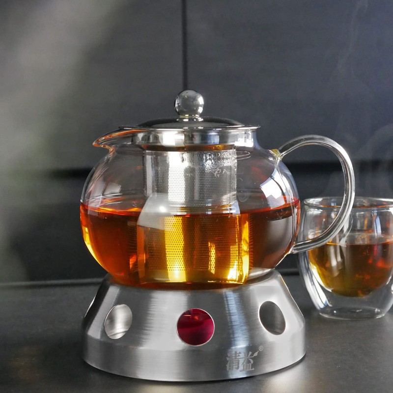INTIRILIFE Teapot Warmer in Silver, 10 x 10 cm, Stainless