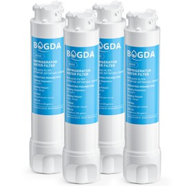 BOGDA Water Filter Fit for EPTWFU01 Frigi-Daire Replacement 4 count, Compatible with Pure-Source Ultra 2, EWF-02, 012505454226, 4562222, Multiple Filtration and Drink Clear, white