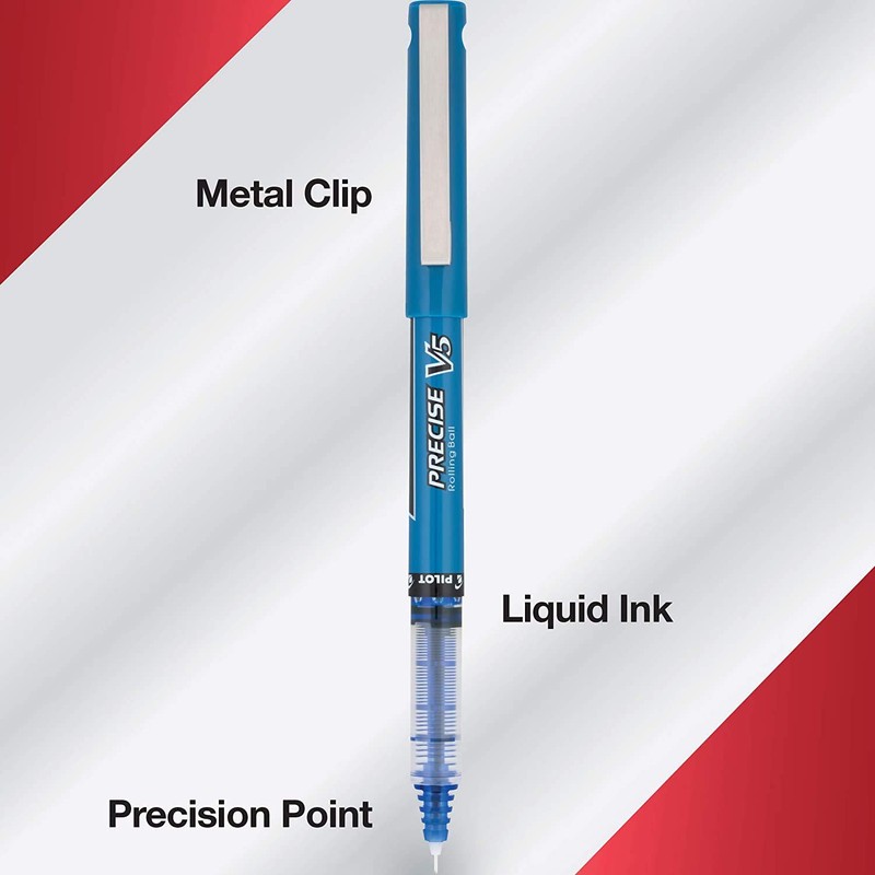 Pilot Precise V5 Rollerball Pens, Extra Fine Point 0.5 mm