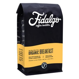 Fidalgo Organic Breakfast Club Bag, Whole Bean, 2LB