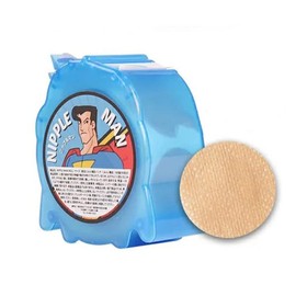 Nipple Man, 90 Uses, Men's, Disposable, Roll Type, Bust Top Sticker, 2 Press, Nipple Protection Stickers, For Marathons, Sports, Beauty, Exercise, Breathable, Water Resistant, Stuffiness