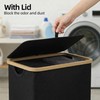 efluky Slim Laundry Basket with Lid, Narrow Laundry Hamper with
