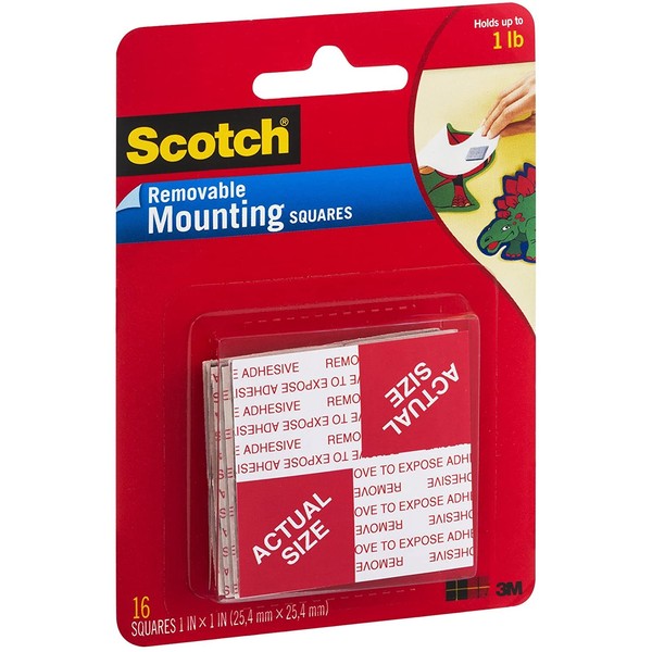 3M 108 Scotch Removable Mounting Squares