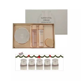 IOPE 아이오페 슈퍼바이탈 크림 스페셜 기프트 50ml + 10ml x 5개 특별행사 IOPE Super Vital Cream Special Gift 50ml + 10ml x 5 Special Event
