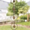 Wisyurt Steel Leaf Rain Chain, Garden Mom, Gutters, Rain Catcher