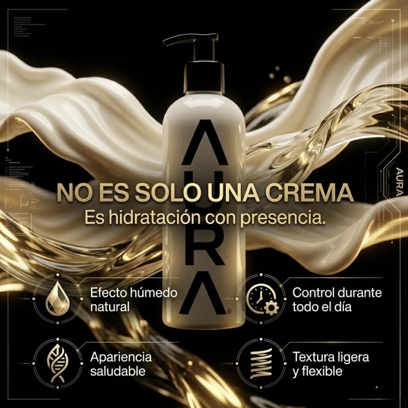 Crema Hidratante Aura De Hombre Hidratación Y Control