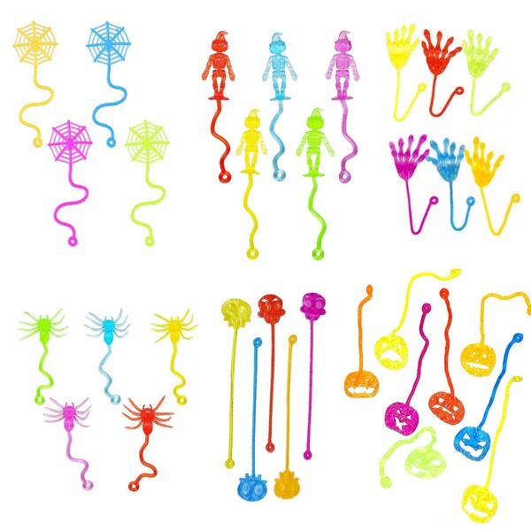 Henyall 30Pcs Sticky Stretchy Toys Set,Wacky Fun Stress Relief Toys,Kids