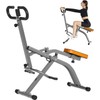 NAYSAYE Squat Assist Trainer, Squat Machines Bands LCD Display, Rowing