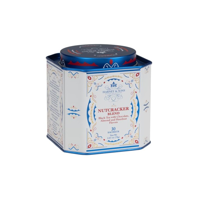 Harney & Sons Nutcracker Blend | 30 ct sachet tin