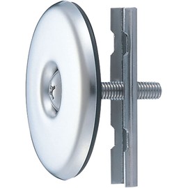 SANEI PR722 Stainless Steel Bath Interior Tightening Cosmetic Lid, Tub Hole Block, Hole Diameter 1.9 - 22.0 inches (48 - 56 cm), Easy Installation with Screwdriver