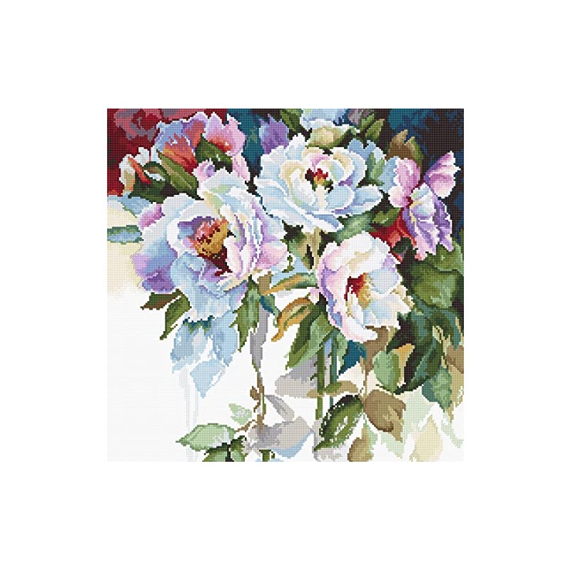 White Roses - Cross Stitch Kit Luca-S