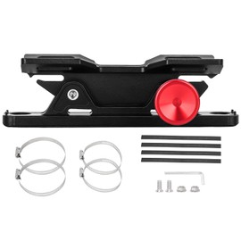 ADTOPI Car Fire Extinguisher Mount, Roll Bar Fire Extinguisher Holder Quick-Release Aluminum Adjustable Holder Bracket Compatible with Jeep Wrangler JK JKU JL JLU LJ TJ YJ 1987-2018