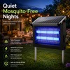 Solar Bug Zapper for Outdoor Use – 4500V Waterproof Mosquito