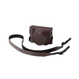 Panasonic LUMIX DMW-CLX100ET Compact Leather Camera Case - Brown