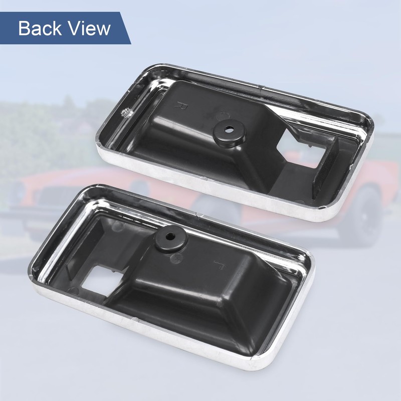 JDMSPEED Door Handle Style Interior Bezel Cup Set Replacement for