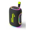 Portable Bluetooth Speaker 65W, IPX6 Waterproof, LED Lights, Bass Sound