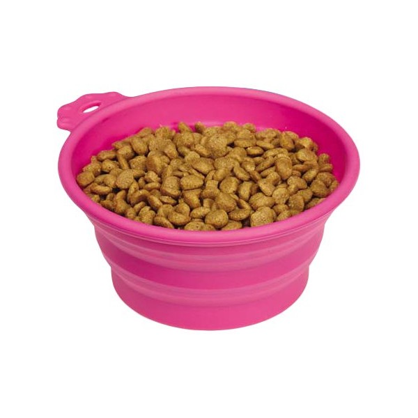 Guardian Gear Bend-A-Bowl Collapsible Bowls, Small, Pink
