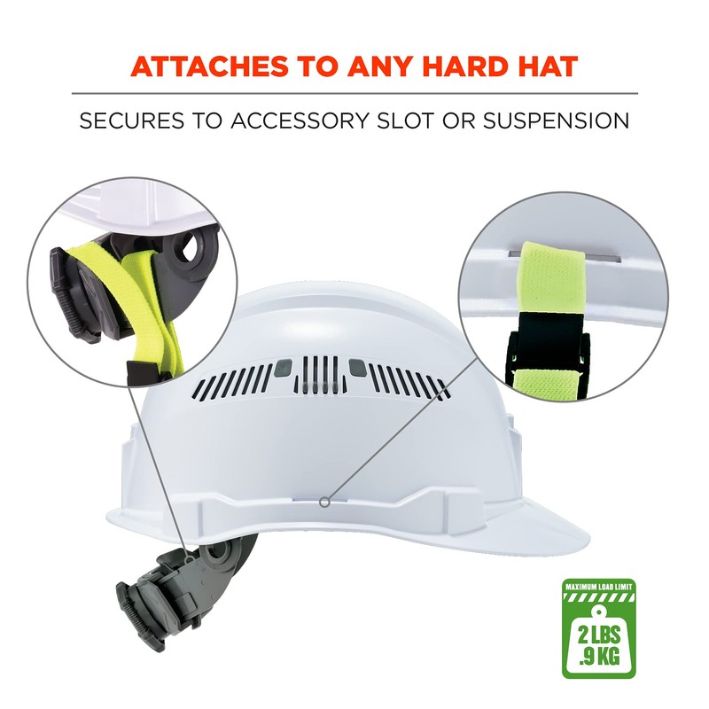Lanyard with Clamp End, Easily Attaches to Hard Hat, Tools,