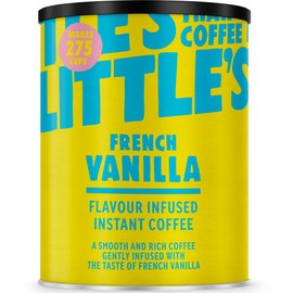 Little's Instant Coffee - French Vanilla Flavoured Coffee Powder - Freeze Dried Vanilla Coffee Instant, Infused with Madagascan Vanilla - Perfect for Vanilla Latte and Iced Coffee - 500g Tin