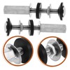 Mipcase 2pcs Toilet Tank Bolts and Gaskets Set with Leakproof