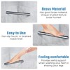 Sanliv Corner Shower Foot Rest for Shaving Legs,Chrome Pedicure Foot